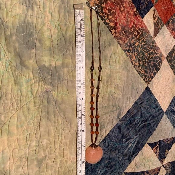 SILPADA Sterling Silver Red Adventurine Pearl Agate and quartzite Necklace - Picture 6 of 7